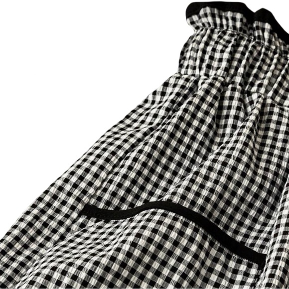 EUC SHEIN Gingham Wide Leg Pants - Picture 4 of 12